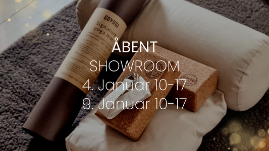 Ã…bent showrrom i Januar