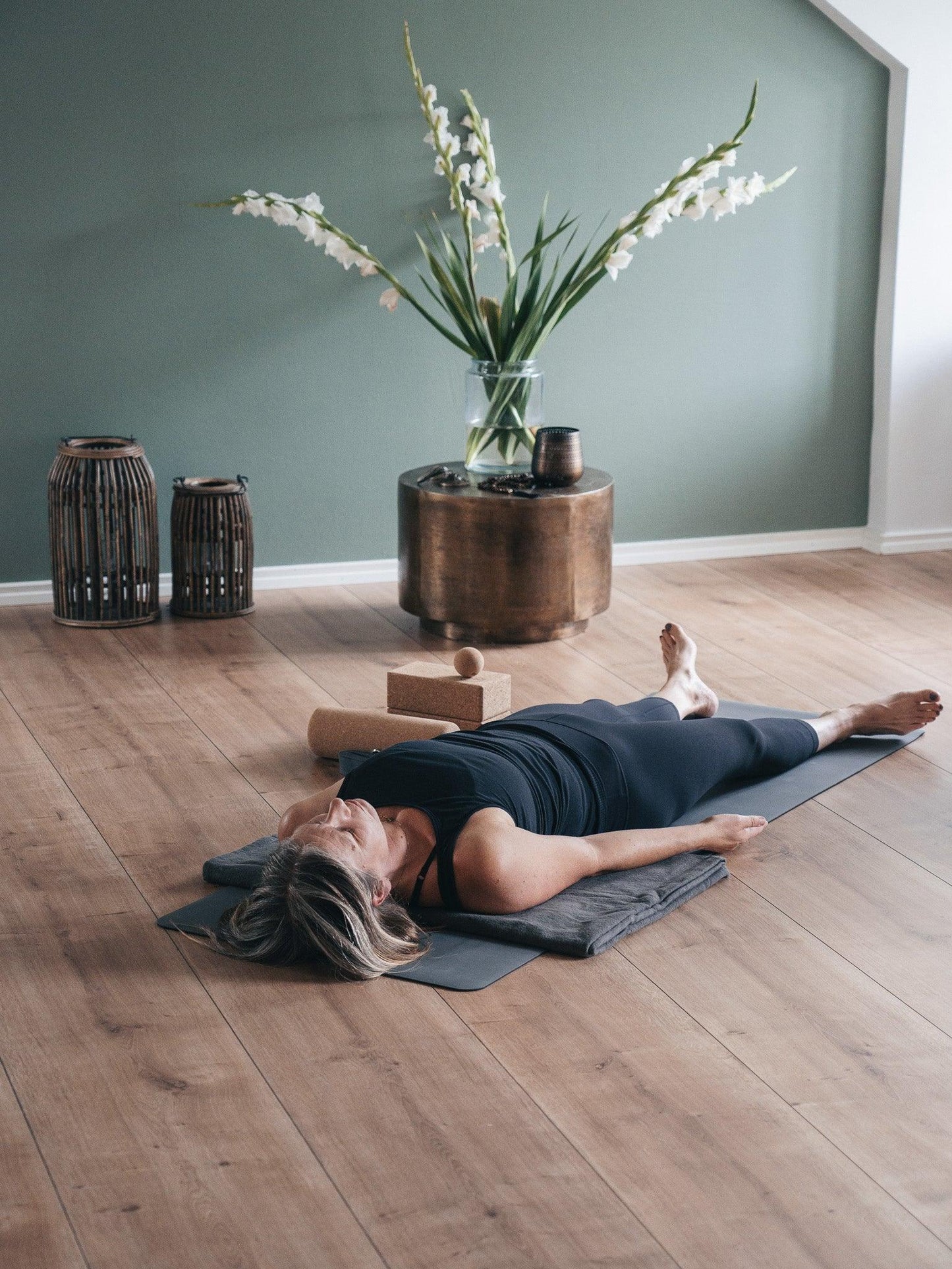 Pure Balance Yoga Mat Grey GOYOGI