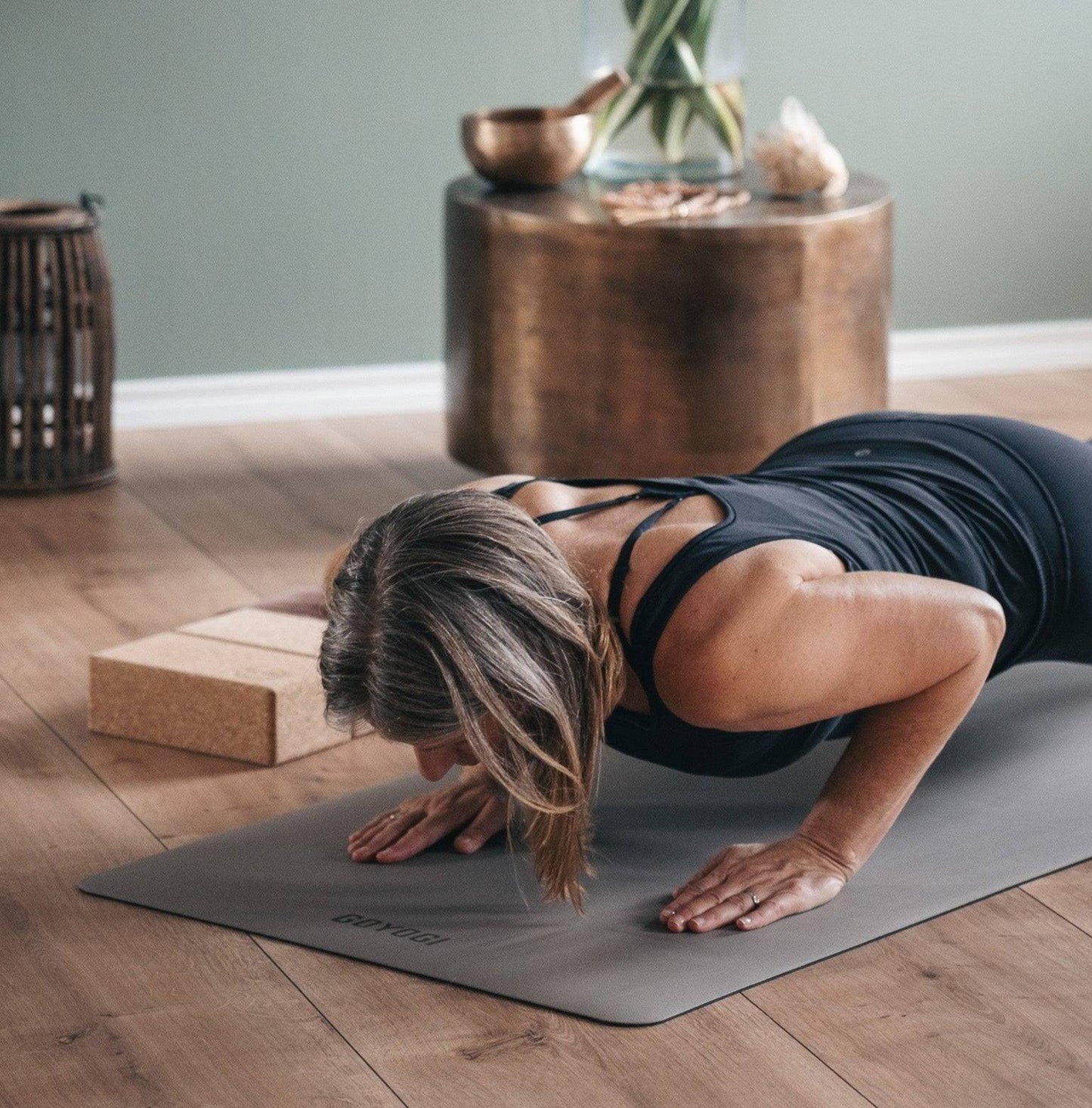 Pure Balance Yoga Mat sand GOYOGI