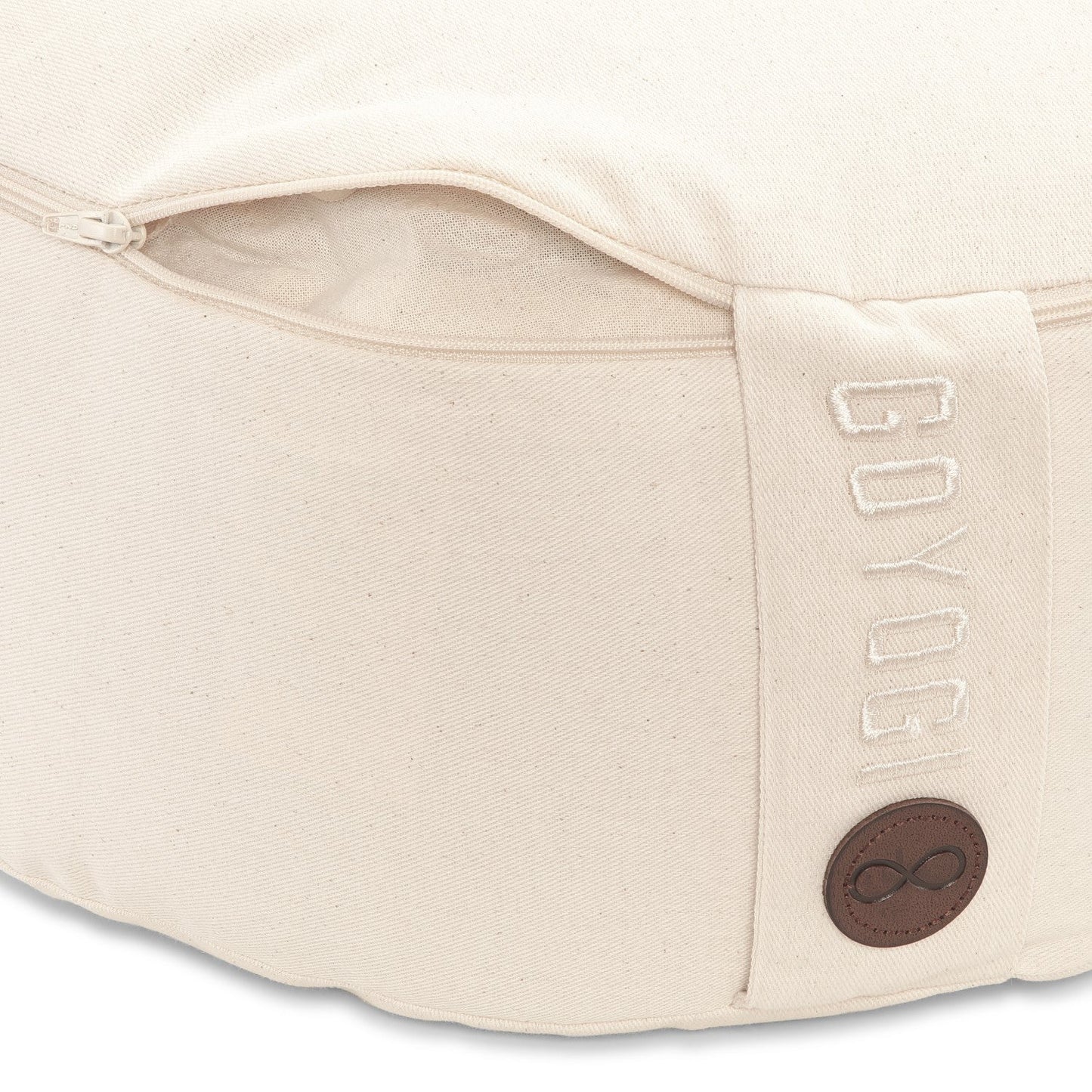 Calm Rund Meditationspude - Natural