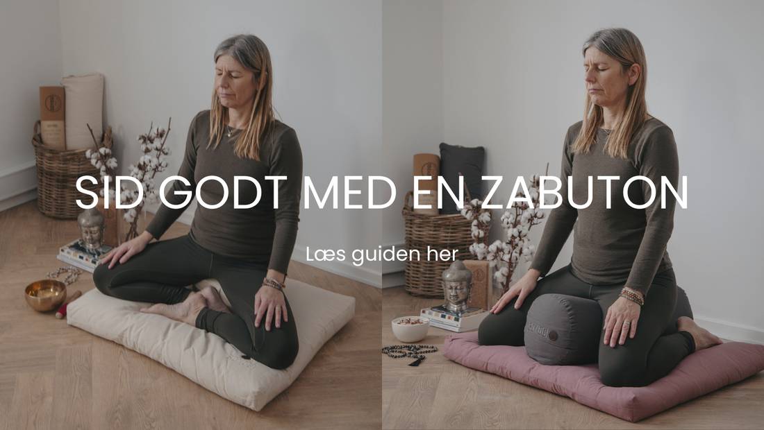 Sid godt med en zabuton – og giv slip på den fysiske krop under din meditation.