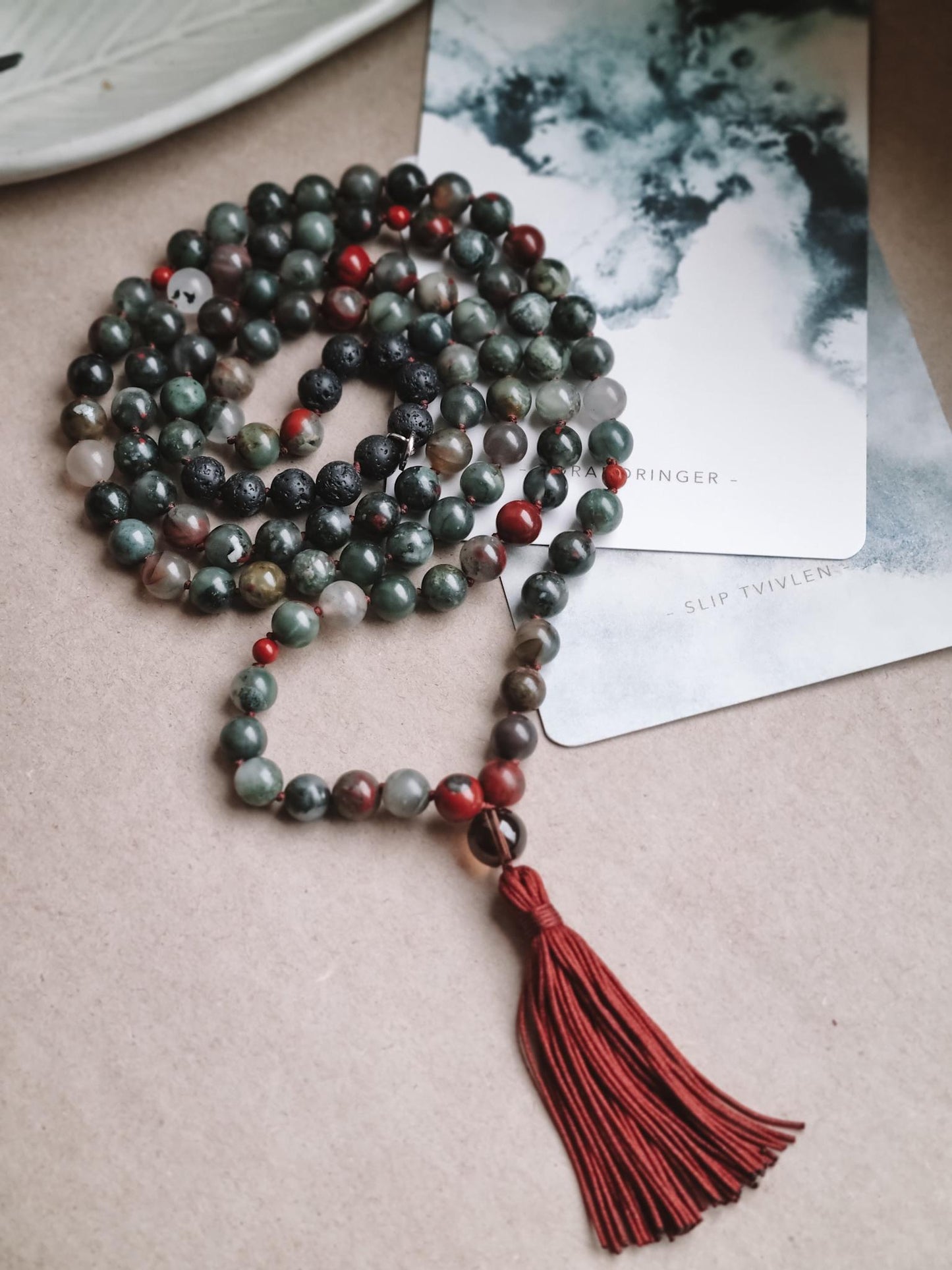 Mantra Mala - 'I ground in loving energy'