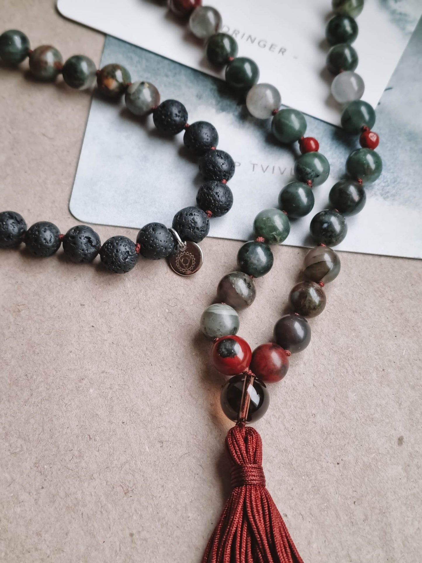 Mantra Mala - 'I ground in loving energy'