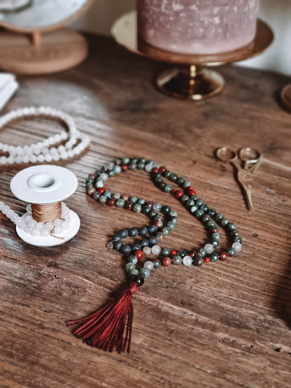 Mantra Mala - 'I ground in loving energy'