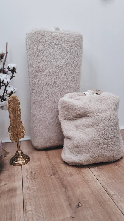 Release Wool Rectangular Bolster - Sand