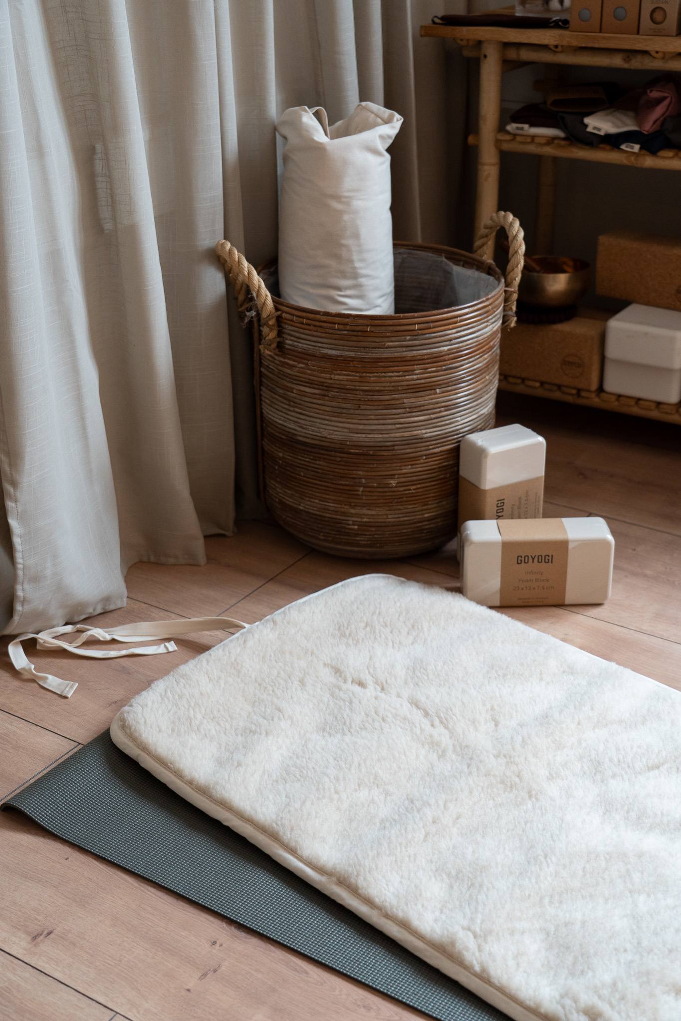 Release Wool Nidra Mat - Sand