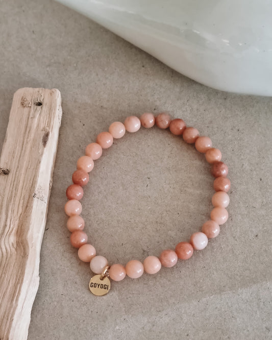 Mantra ENERGY bracelet - Frihed - Pink Aventurin -