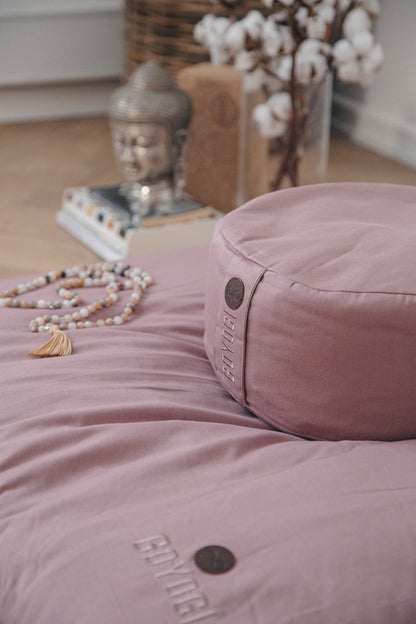 Coussin de Méditation Rond Calm - Rose