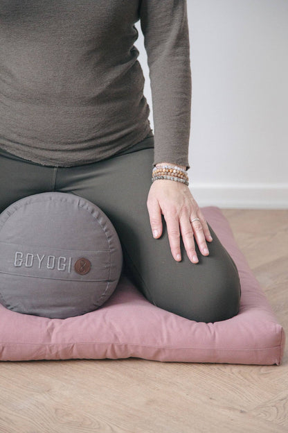 Calm Yoga Bolster - Grey