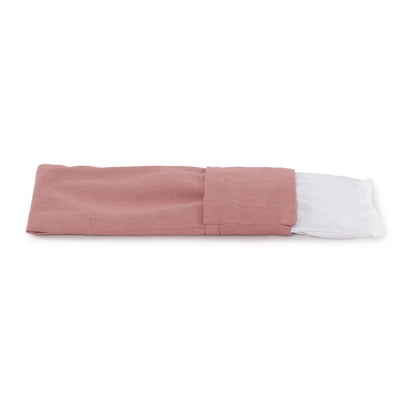 Coussin Calm Eye en coton - Rose