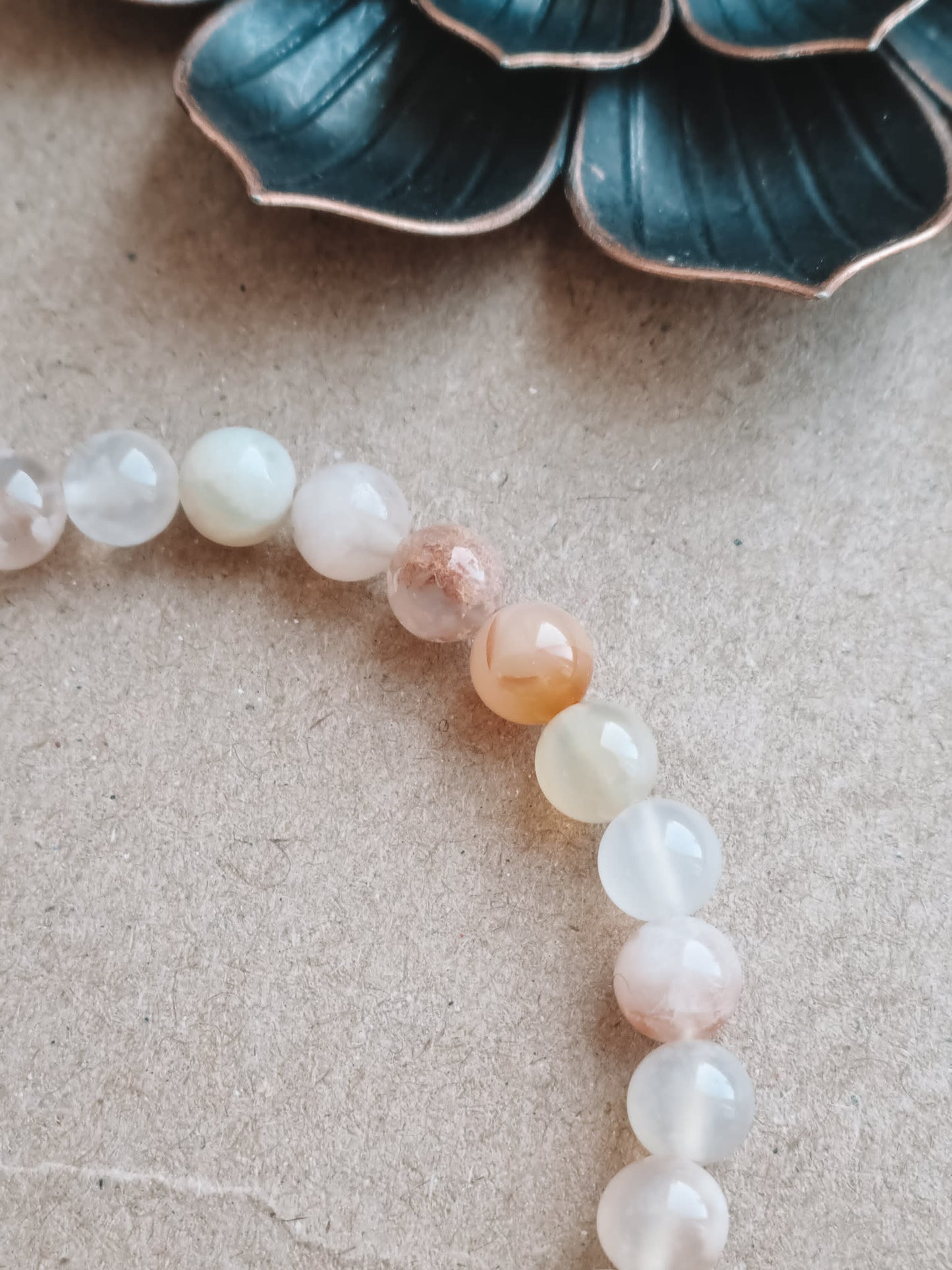 Mantra ENERGY bracelet - Passion - Blomsteragat -