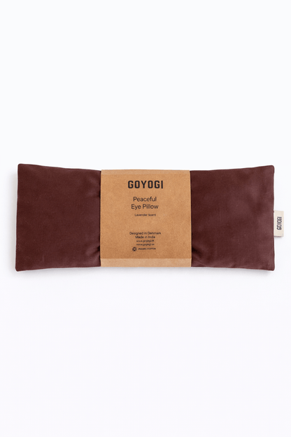Peaceful Eye Pillow - Dark Brown