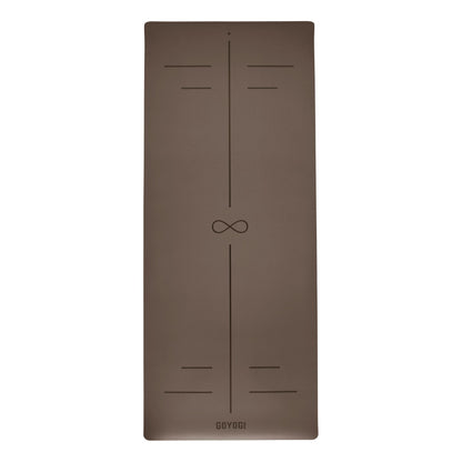 Premium Signature Yoga Mat - Dark Brown