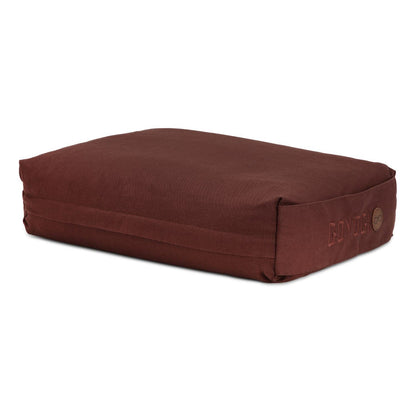 Calm Rektangulær Yoga Bolster - Dark Brown