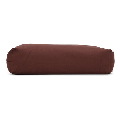 Calm Rektangulær Yoga Bolster - Dark Brown