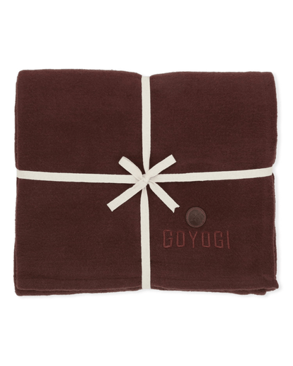 Calm Yoga Tæppe - Dark Brown