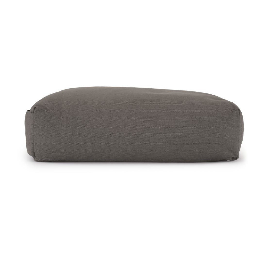 Calm Rektangulær Yoga Bolster - Dark Grey