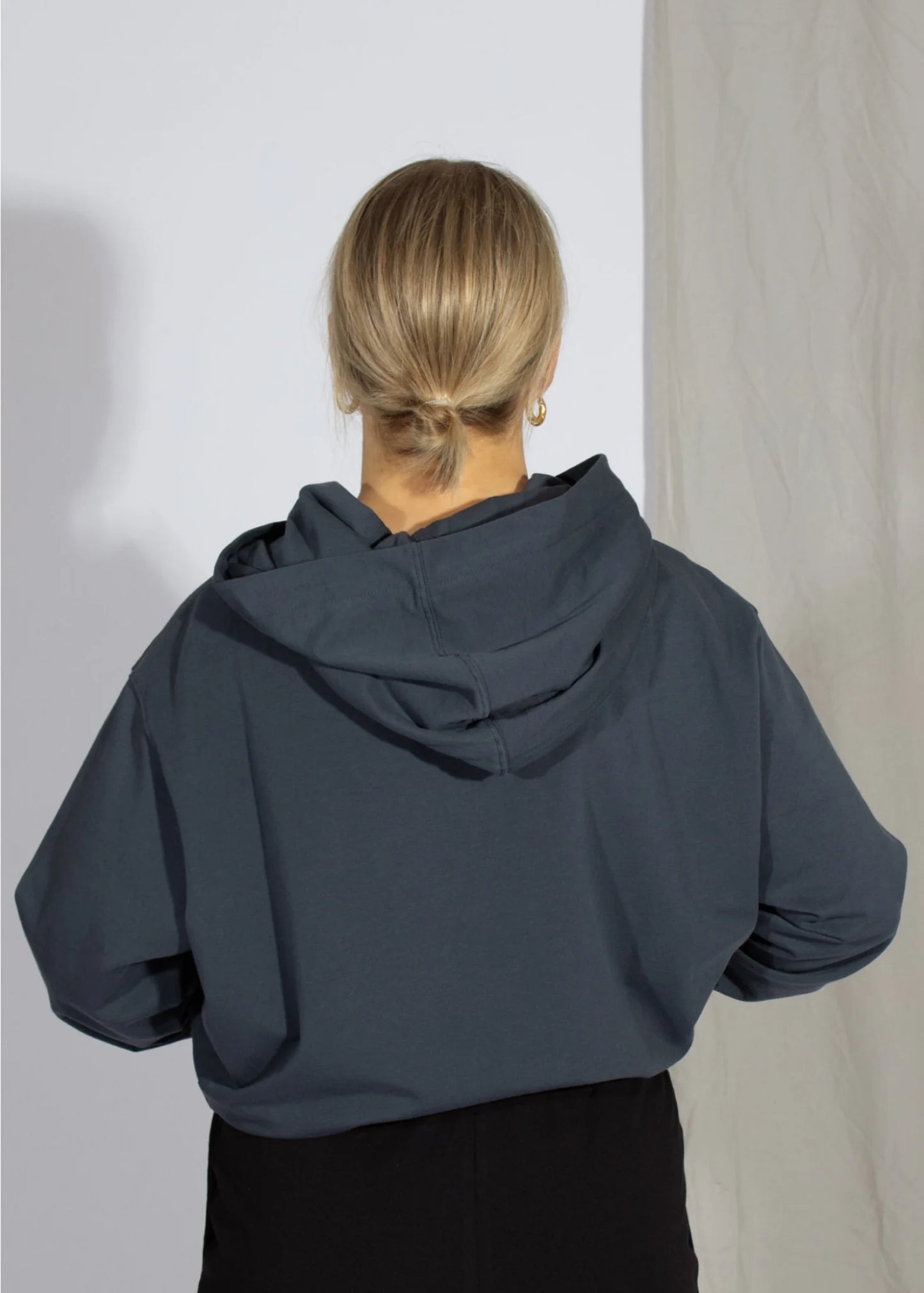 Asha Sweat Hoodie - Dusty Blue