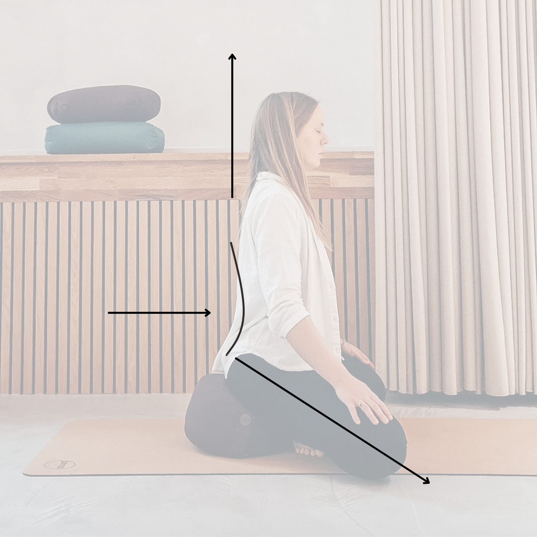 Calm Rund Meditationspude - Brun - til yoga og meditation