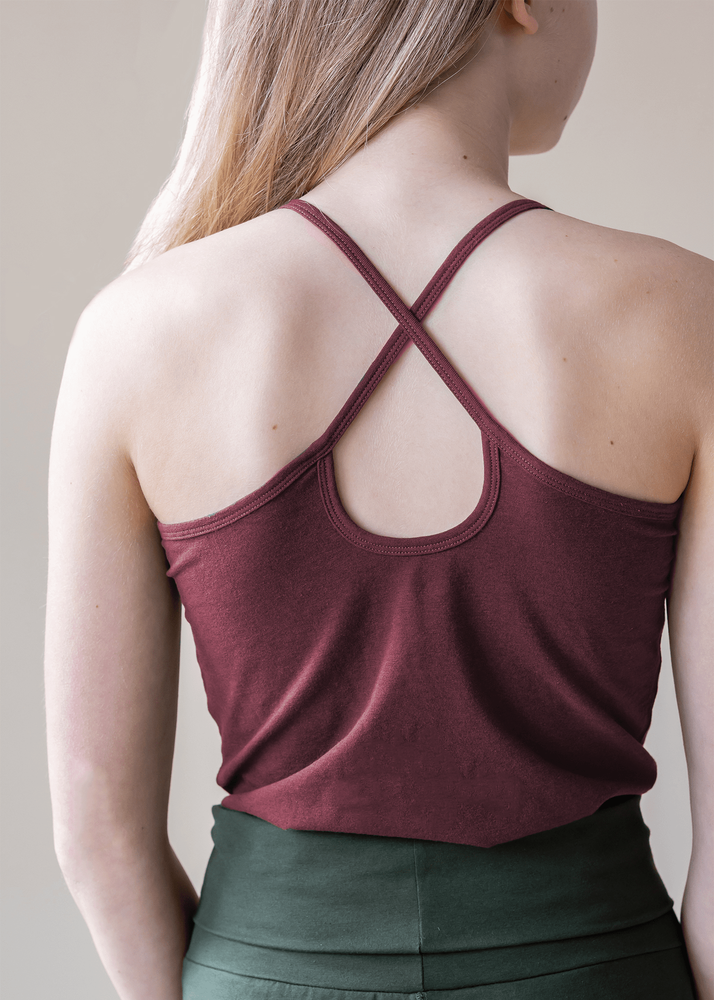 Nidra Strap Top - Dark Plum