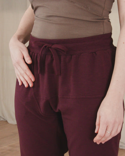 Mudra Pants - Dark Plum
