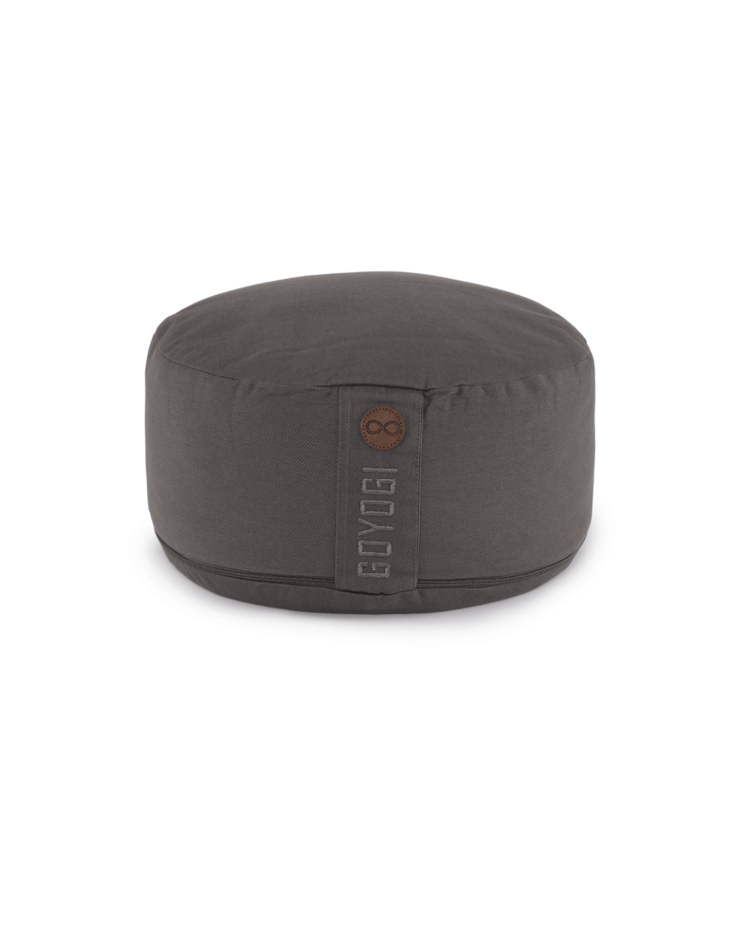 Calm Rund Meditationspude - Dark Grey