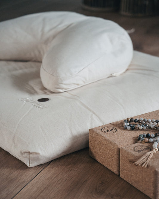 Begin Meditation Zafu Bundle - Natural