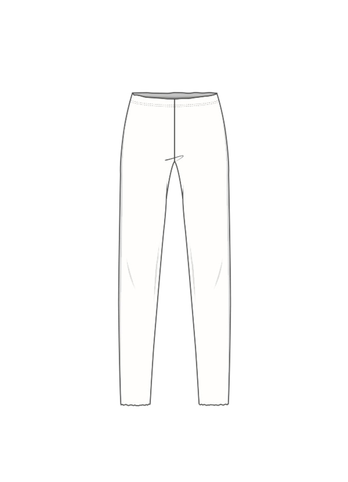 Merino Wool Long Pants - Navy Blue