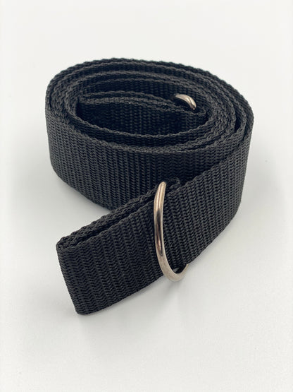 Yoga mat carrying strap Nylon - Black