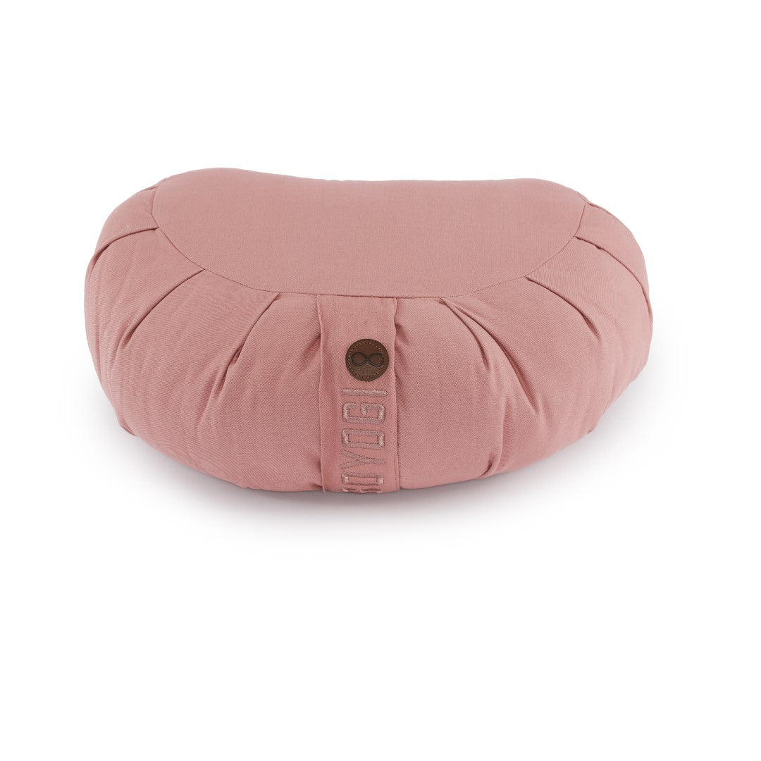 Calm Crescent Meditation Cushion - Pink