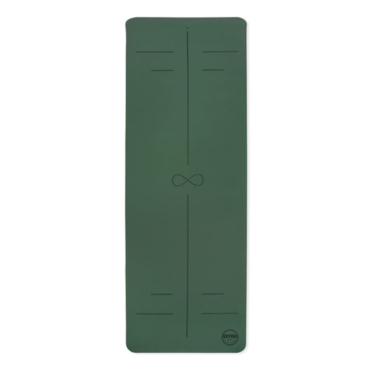 GOYOGI Signature Yoga Mat - Mørkegrøn - Allround Naturgummi yogamåtte