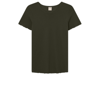 Merino Wool T-shirt - Dark Olive